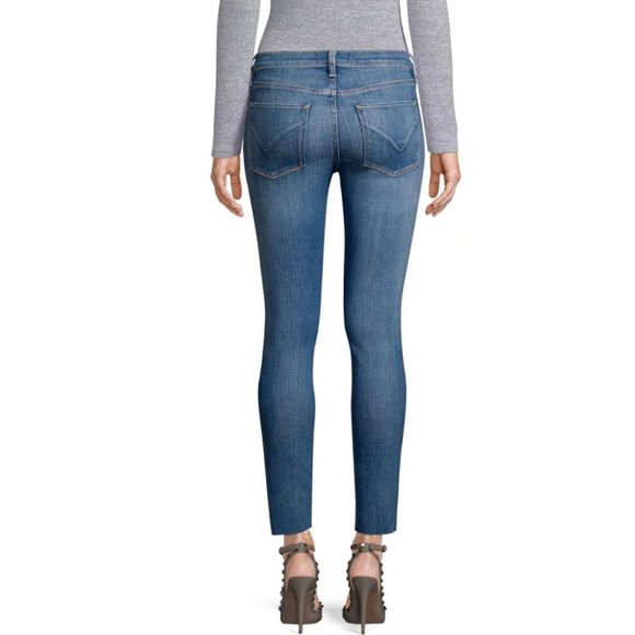 Hudson Jeans Nico Midrise Cigarette Frayed Jeans - Picture 3 of 4